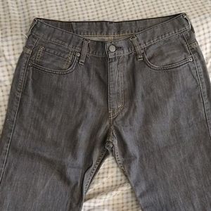 Levi's 569 33 x 31 Grey jeans